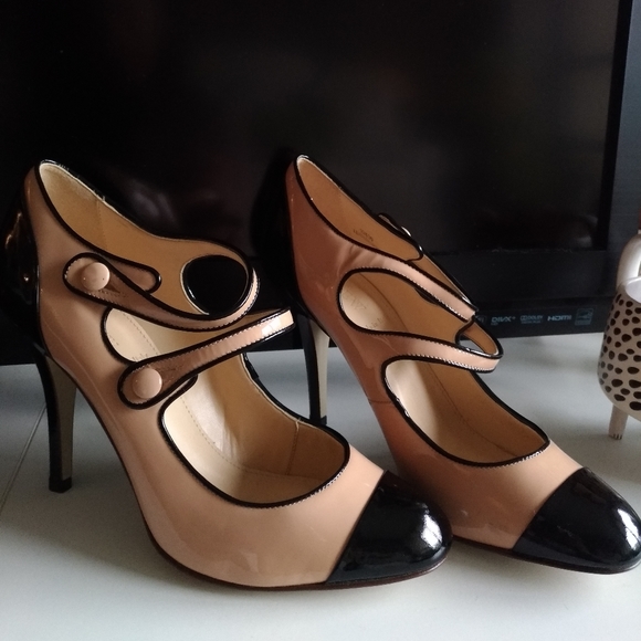 J.Crew Two-tone Patent Leather Heels - Picture 3 of 9